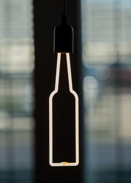 Vignette 3 produit Ref : 143069 | BAI LED Party Bulb Neon Bouteille E27 8W Blanc 2700K 800lm 230V 360 65x285mm