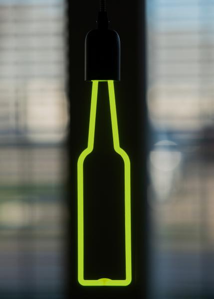 Vignette 3 produit Ref : 143071 | BAI LED Party Bulb Neon Bouteille E27 8W Vert 700lm 230V-240V 360 65x285mm