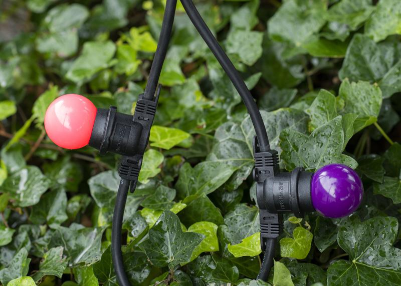 Vignette 3 produit Ref : 143329 | BAI BaiColour LED Party Bulb Sphrique G45 E27 1W Violet 5lm 230V-240V 360