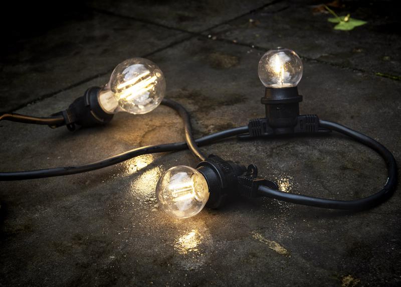 Vignette 3 produit Ref : 144082 | BAI EcoPack 5pcs LED Filament Safe Sphrique G45 E27 2W 2700K Clair 180lm (19W)