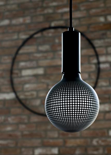 Vignette 3 produit Ref : 145020 | BAI Lampe suspension Fuji E27 Noir avec 1.5M Câble Textile Noir 2x0.75mm²