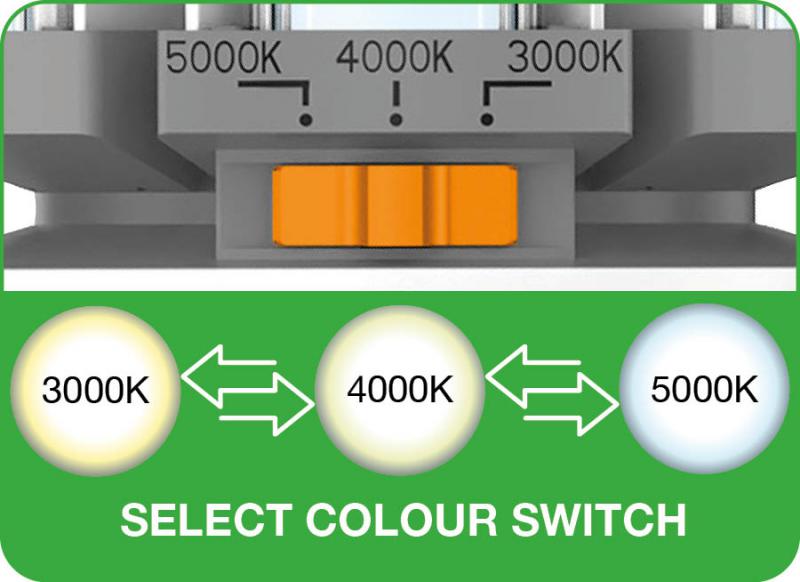 Vignette 3 produit Ref : 145400 | BAI LED Corn Switch E27 12W=1400lm 18W=2200lm 27W=3300lm 3000K 4000K 5000K