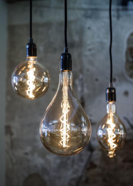 Vignette 3 produit Ref : 80100040744 | BAI LED Filament Big Baby G125 E27 3W 2000K 140lm (15W) Or Gradable 230V-240V