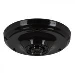 BAILEY ELECTRIC Bai rosace en porcelaine noir 100x33mm avec serre-cble 139709