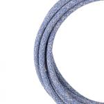 BAILEY ELECTRIC Bai cble textile tweed bleu 3 mtres 2x0.75mm fil lectrique 141771