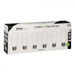 BAILEY ELECTRIC ET ELECTRONICS Bai ecopack 6pcs ecobasic led standard a60 e27 8w 2700k opale 720lm (55w) 230v 142088