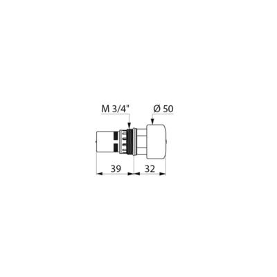 Photo Cartouche TEMPOSTOP lavabo / urinoir tem | Ref : 743005
