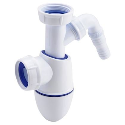 Photo Siphon pour vier EASYPHON,  joints intgrs, pour vier  40/40 mm | Ref : 0224360