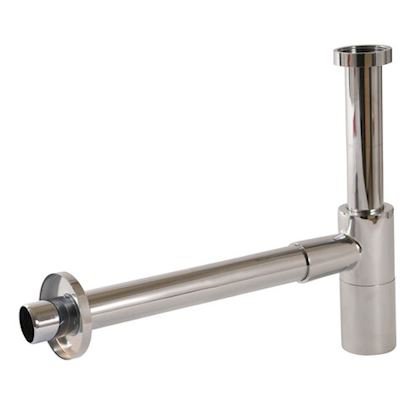 Photo L3520-siphon lavabo design laiton chrome | Ref : 0501080