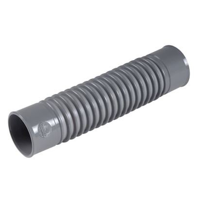Photo Manchette souple en PVC gris, FF, Ø 50, pour l'évacuation des eaux usées | Ref : FLEXJ