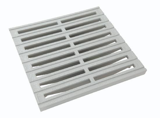 Photo Grille de sol sans cadre 250 x 250 gris clair | Ref : GR25