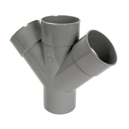 Photo Culotte et embranchement double parallle, 45, MF,  100 mm | Ref : RT14
