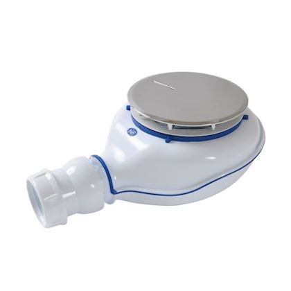 Photo Bonde receveur de douche TURBOFLOW2, technologie bi-matire,  90, sortie  40 | Ref : 0205700