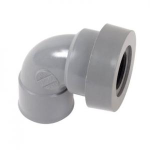 NICOLL Coude simple  joint  32 mm, femelle-femelle  8730,  coller, gris, en pvc CF88J