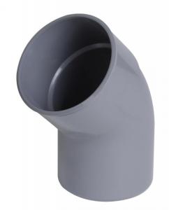 NICOLL Coude  140 mm, mle-femelle  45,  coller, gris, en pvc CY4