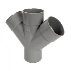 NICOLL Culotte et embranchement double parallle, 45, mf,  100 mm RT14
