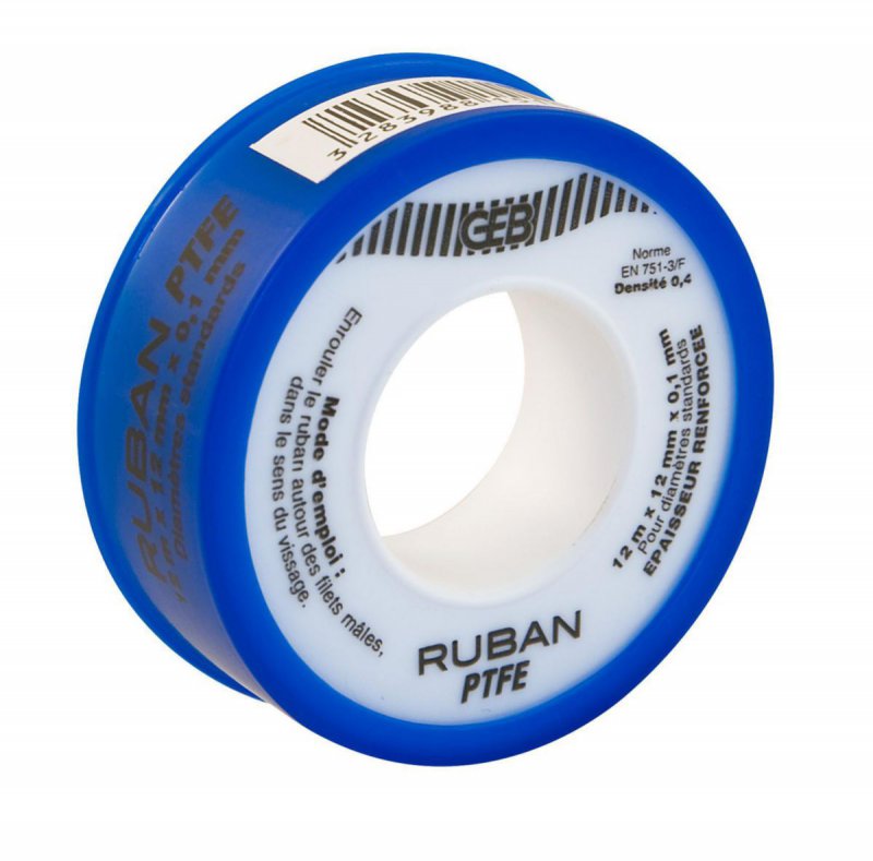 Photo RUBAN PTFE STANDARD 12 mm | Ref : 815100