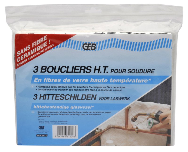 Photo BOUCLIER HAUTE TEMPERATURE | Ref : 861006