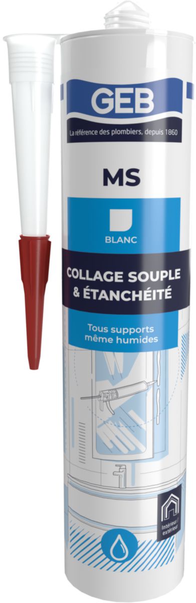 Photo MS cartouche 280 ml blanc | Ref : 892005