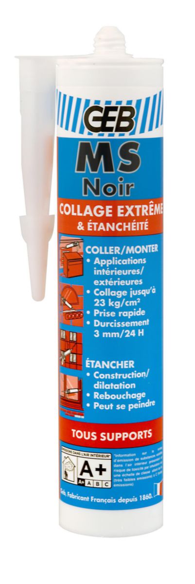 Photo MS cartouche 280 ml noir | Ref : 892008