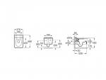 ROCA Inspira sq cuv susp onyx A346537640