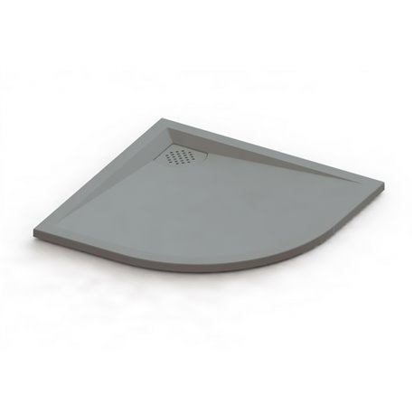 Photo SURF 4CM 90 1/4 DE ROND GRIS | Ref : RD1003G