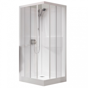 AQUA PRODUCTION Cabine kineprime 70. ouverture coulissante. verre transparent. receveur receveur 18 cm. robinetterie mcanique CA511MTN