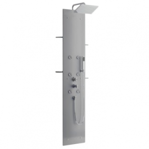 AQUA PRODUCTION Colonne aquaglass acier version hydromassante CD220A