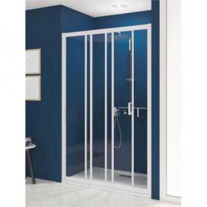 AQUA PRODUCTION Paroi smart express 3v. ouverture coulissante. 100. profil blanc. verre transparent PA1962BTNE