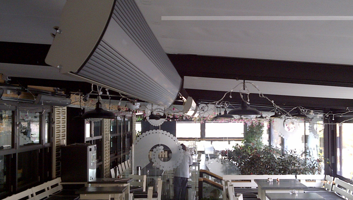 Vignette 2 produit chauffage exterieur HEATSTRIP 2400 NOIR | Ref : MHS2400