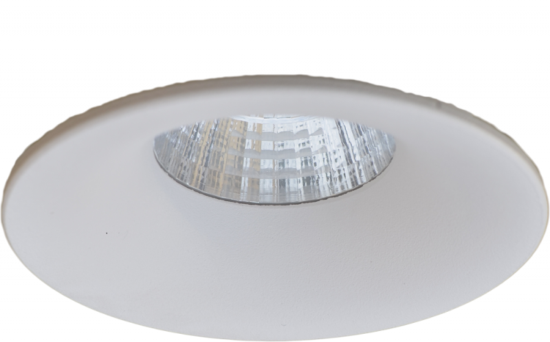Photo SALSA Spot 7W blanc CTC 2700/3000/4000K-Bague décorative en option alu brossé, noir ou blanc-100 % r | Ref : SAL7WCTC