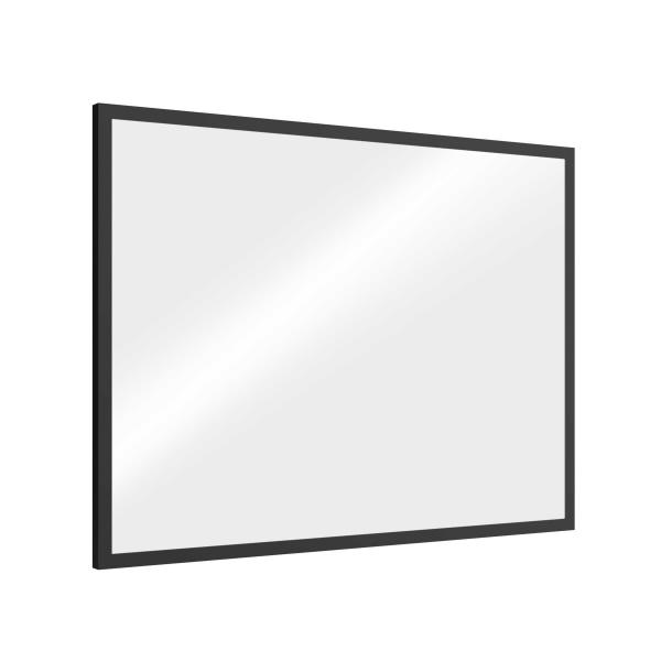 Photo Miroir VINCI 600 NOIR MAT 600 x 800 mm | Ref : 26425