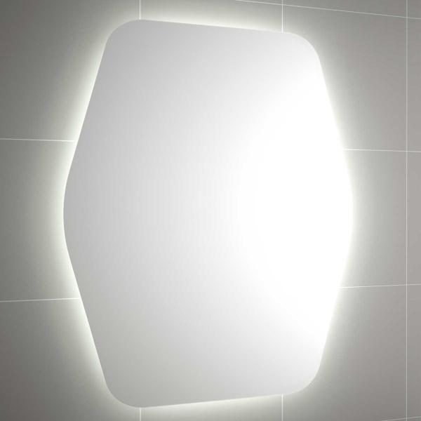 Photo Miroir ORGANIC 800 avec LED lumire 800 x 1000 mm | Ref : 26776
