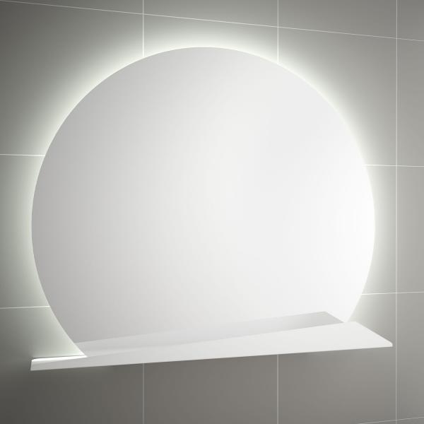 Photo Miroir SUNRISE 800 Circulaire avec bandeau clairage LED (4.8 W.) IP 44 d 800 mm | Ref : 86287