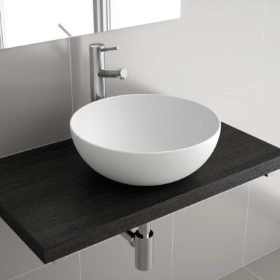 SALGAR Vasque  poser altiro en porcelaine blanche mat d 390 x 140 mm 24555