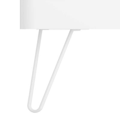 SALGAR Jeu 2 pieds uniiq blanc 230 mm 24716