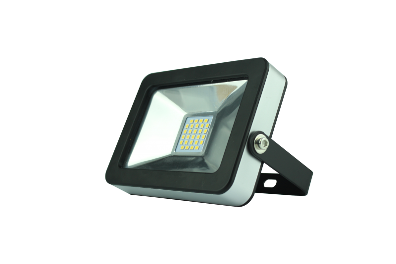 Photo PROJECTEUR LED 10W noir et alu NEUTRE | Ref : 2EL-IPROJ-10W-N