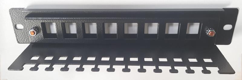 Photo Panneau de brassage 10   pour 8 modules type Keystone | Ref : 8062639