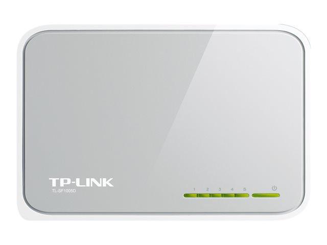 Photo TP-LINK - Switch 5 ports bureau 10/100 Mbps Blanc TL-SF1005D | Ref : 8270000