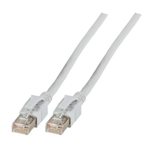 Photo Cordon RJ45 CAT6A S/FTP  reprage lumineux Gris - 2m | Ref : 9500008
