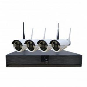 NEKLAN Kit camra uptec view - pack ip nvr 4ch wifi  hdd1t cbles  4 bullets 3.6mm wifi  6950118