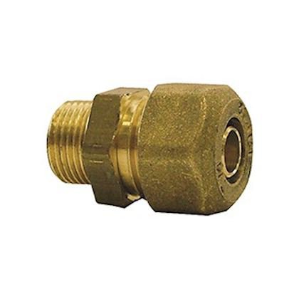 Photo RACCORD Droit compression PER DN 16 MALE 1/2 | Ref : D93004B