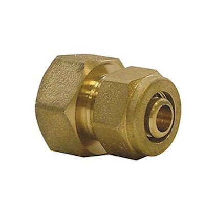 Photo RACCORD Droit compression PER DN 16 FEMELLE 1/2 | Ref : D93104B