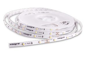 Vignette 2 produit IP33 Bandeau LED Flexible de 5M 24V 3000K | Ref : ILSTWHIA044E
