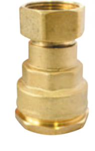 INTERPLAST Rac. droit ecrou pris. d25x3/4 SL511025