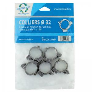 INTERPLAST Collier a vis diam. 32 sach 5p SRBCOLL0325P