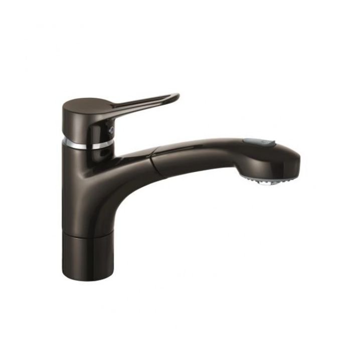 Photo Mx mitigeur d'vier moka/chrome | Ref : 399418262