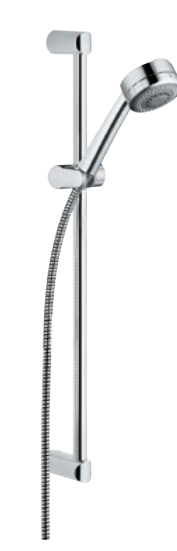 Photo Zenta 3s set de douche 90 cm chrome | Ref : 6084005-00