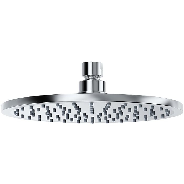 Photo A-QA tte de douche mtallique plate 200 | Ref : 6432005-00