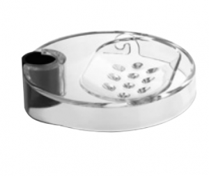 KLUDI ARMATUREN Logo porte savon transparent 6110121-00